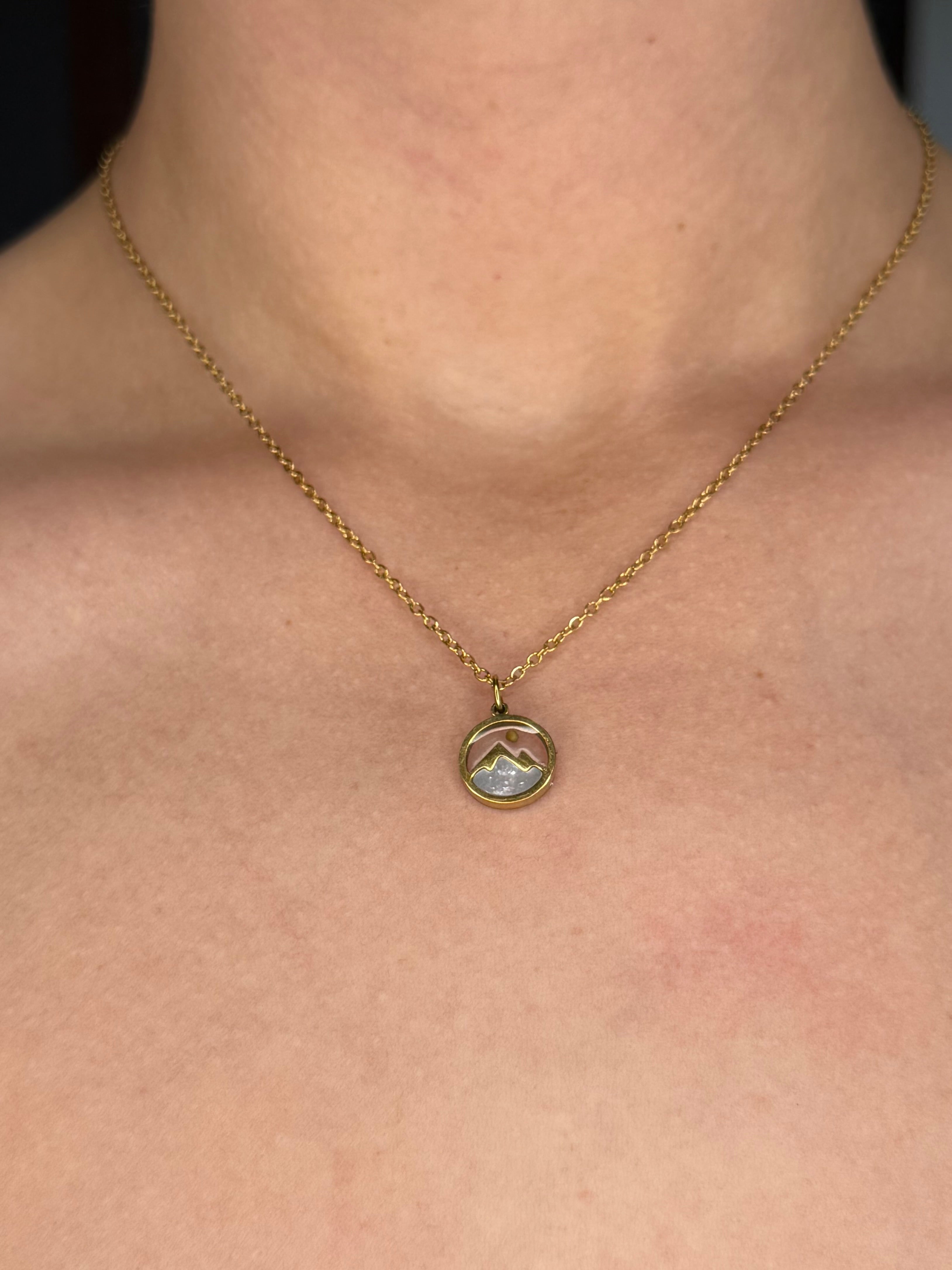 🌿Faith Can Move Mountains  Mustard Seed Necklace silver Gold / Silver🌿