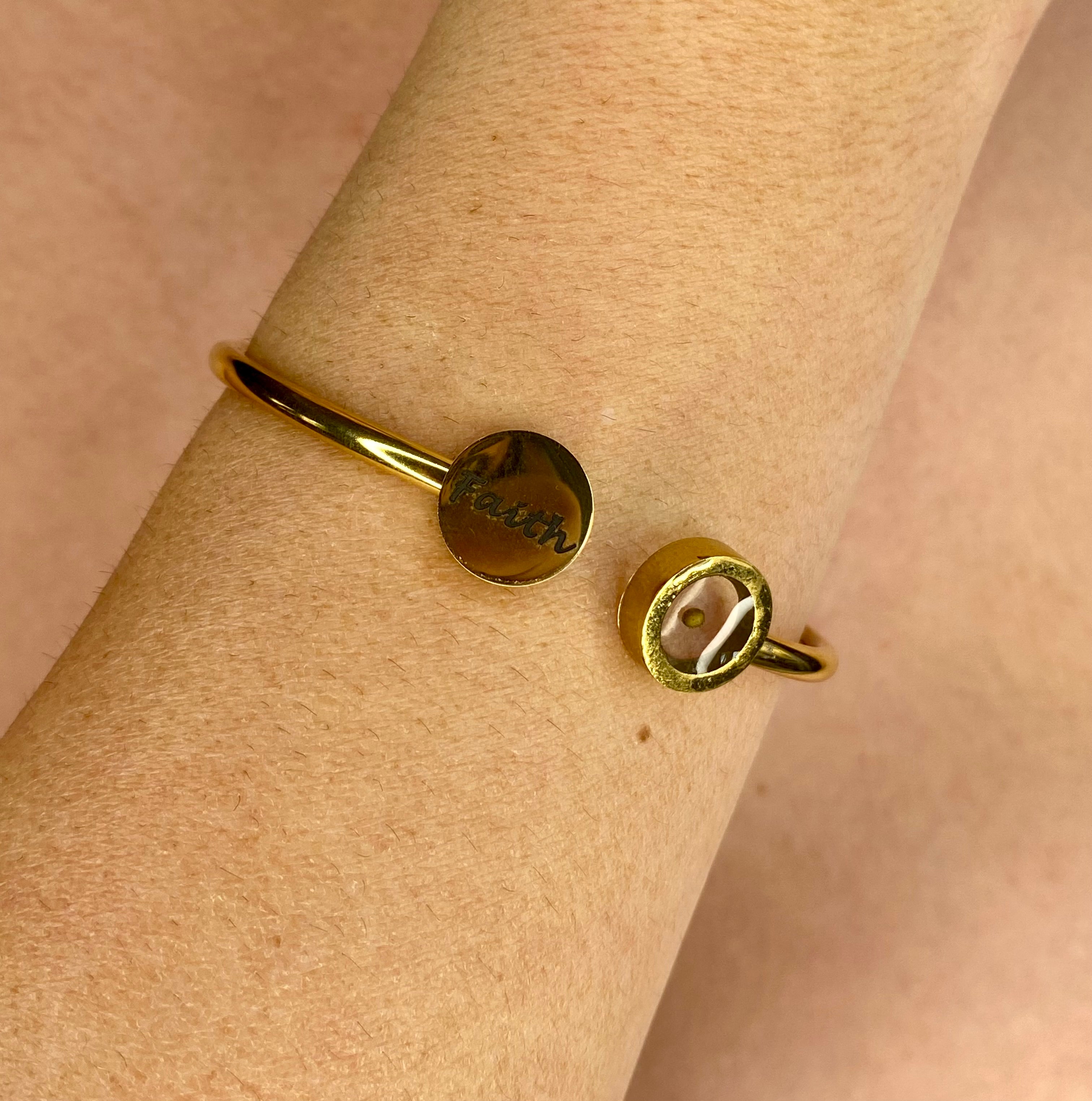 🌿Women's Christian Faith Bracelet – Mustard Seed Charm 🌿