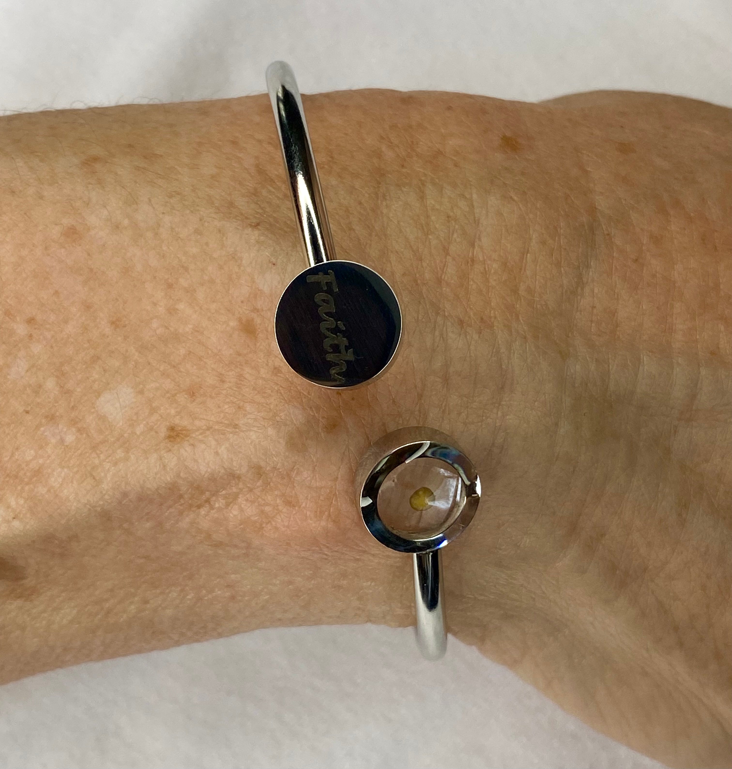 🌿Women's Christian Faith Bracelet – Mustard Seed Charm 🌿