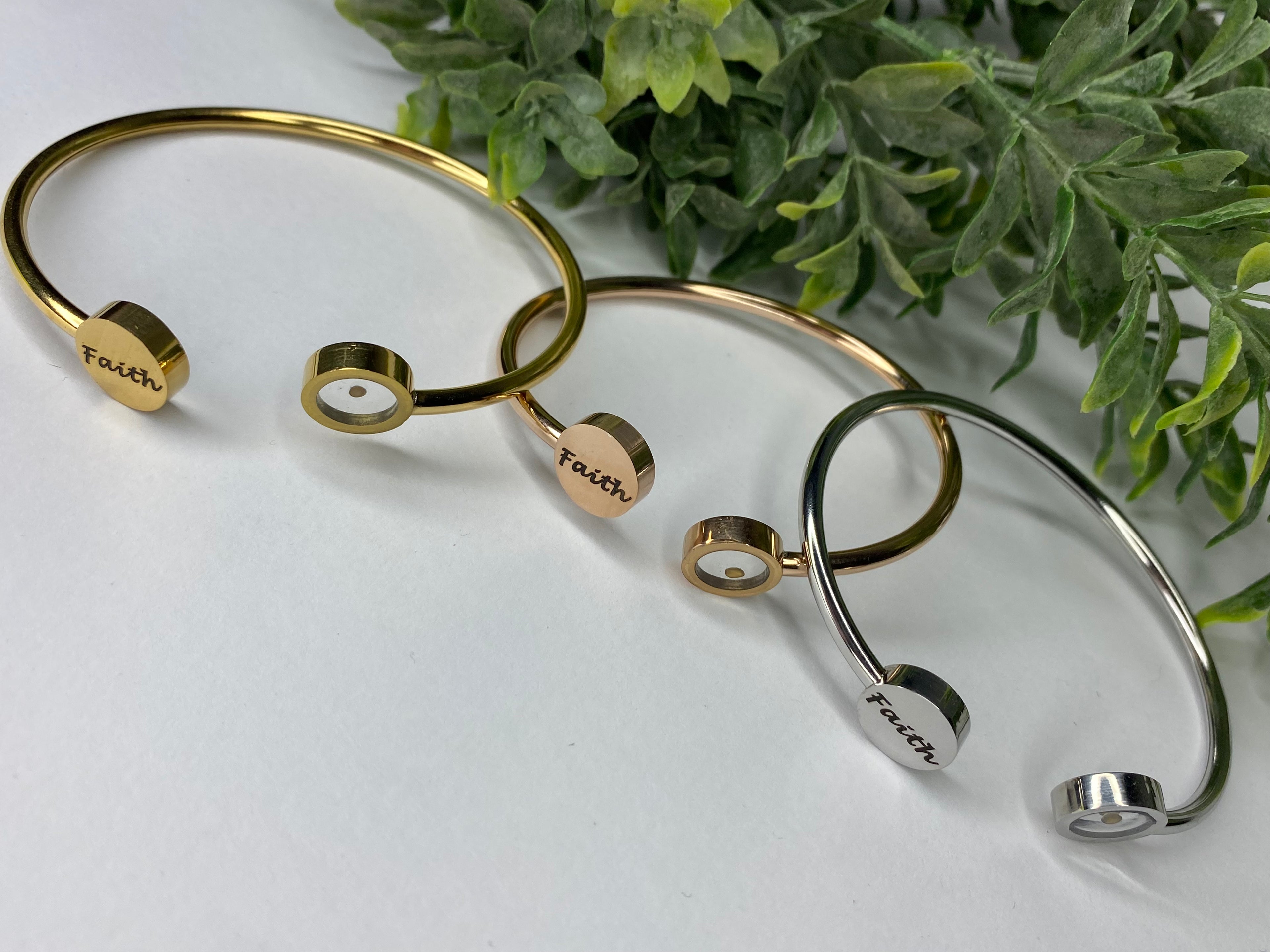 🌿Women's Christian Faith Bracelet – Mustard Seed Charm 🌿