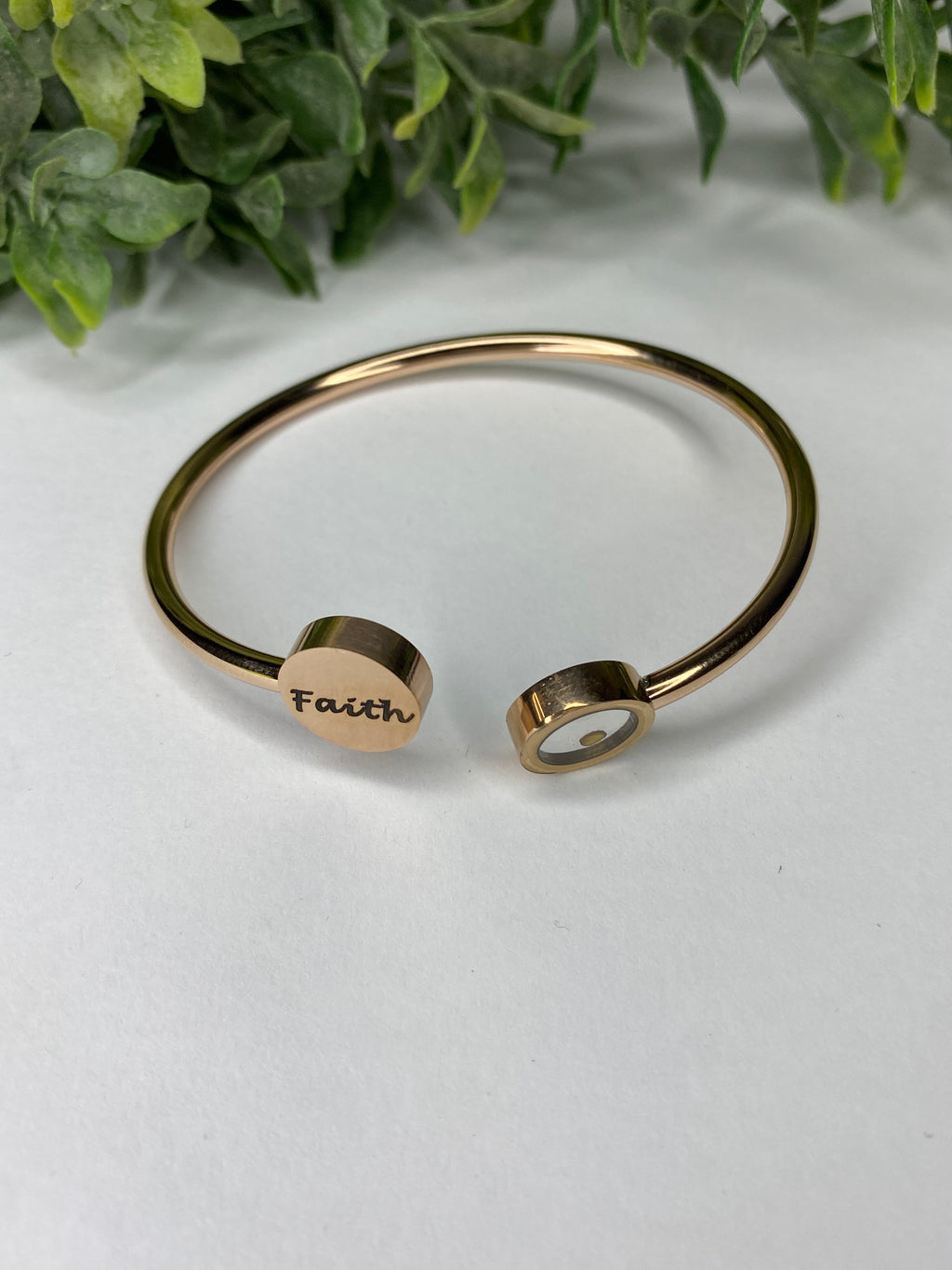 🌿Women's Christian Faith Bracelet – Mustard Seed Charm 🌿